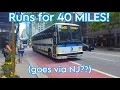 We Rode NYC s LONGEST Express Bus Route - What s it like