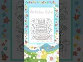 Best Printable Birt ay Cake Coloring Page for Kids Teachers and Parents