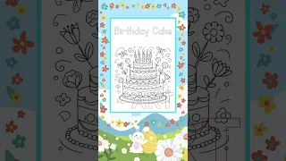 Best Printable Birt ay Cake Coloring Page for Kids Teachers and Parents