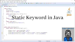 Java Tutorial 17 Static Keyword in Java