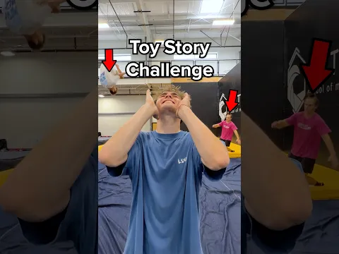 Toy Story Challenge!🧸🪀 (Trampoline Edition)