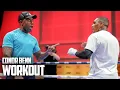 Conor Benn SPARS DAD IN RING at Media Workout - FULL WORKOUT | DAZN Boxing