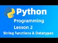 Python Beginners Lesson 2 CC Subs