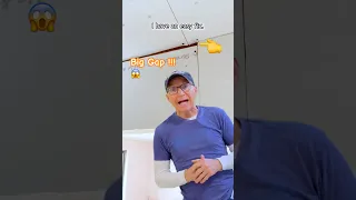 From Oh Dear To Oh Yeah Easy Fixing A Big Ceiling Gap DIY Drywall Drywallfinishing Shorts 