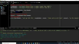 Using floor division modulus in python