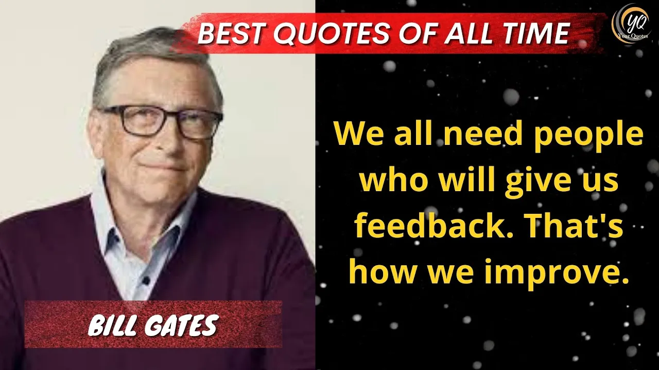 Great Inspiring Quotes of Bill Gates Inspire Quotes Of All Time | Your Quotes Channel