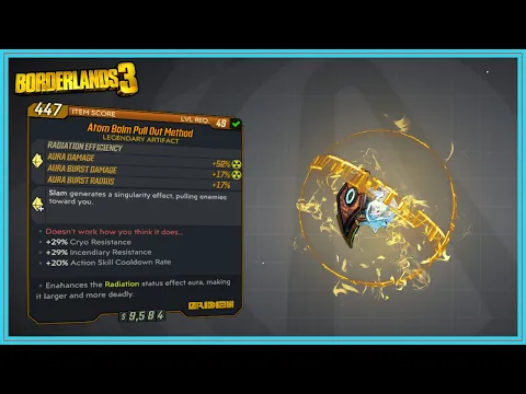 Pull Out Method Overview | Borderlands 3 | Legendary Artifact