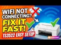 Canon PIXMA TS3522 Won t Connect to Wireless Network Fix It Fast