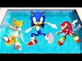 Download Lagu GTA 5 Sonic, Tails \u0026 Knuckles Jumping Into Pool (Euphoria Physics/Ragdolls)