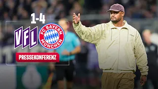 Pressekonferenz nach VfL Osnabrück - FC Bayern | DFB-Pokal 1. Runde