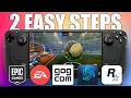 How to install EPIC on Steam Deck in 2 minutes also GOG EA Battle net and more