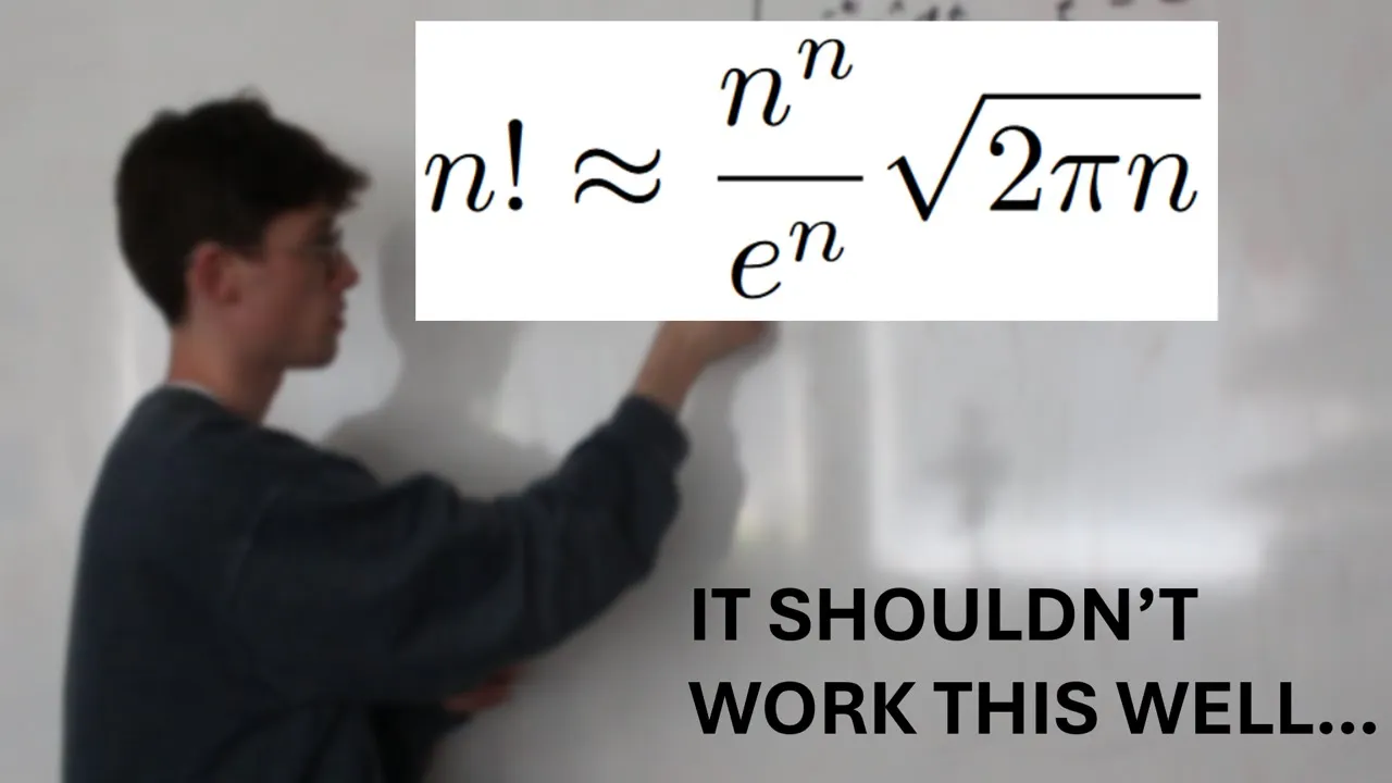 Stirling's Approximation: A STUNNING Result For Factorials (ft Imperial College)