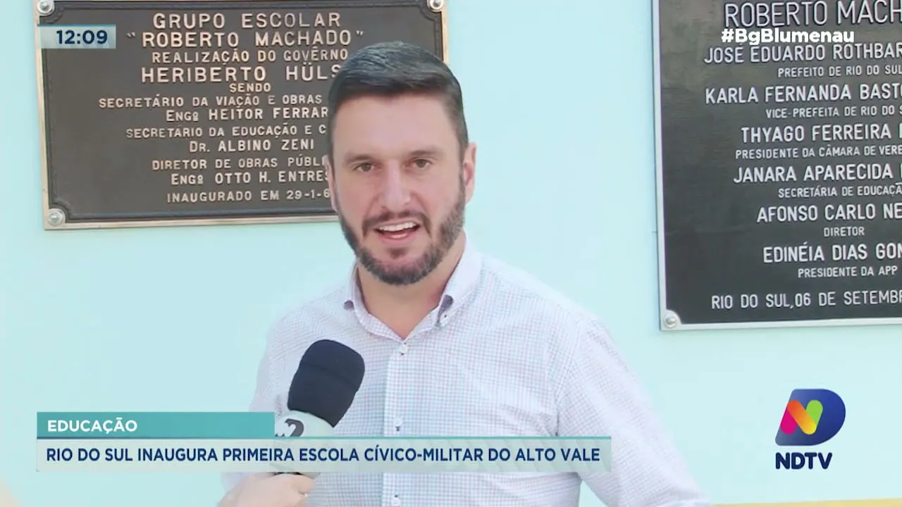 Educação: Rio do Sul inaugura primeira escola cívico-militar do Alto Vale