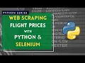 Web Scraping flight prices with Python and Selenium - Simple Tutorial