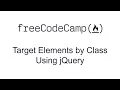 Target Elements by Class Using jQuery
