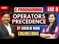 Operators Precedence Associativity in C Programming Expressions Explained Lec 8 Sherlin Mam