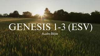Day 1 Genesis 1-3 ESV Bible with written text Bible in a Year