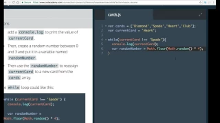 Learn Javascript Loops while Loops Codecademy