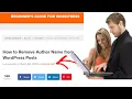 How To Remove Author And Date Info From Your Wordpress Posts - Remove Date From Wordpress Posts