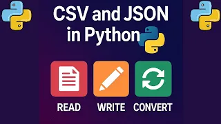CSV and JSON in Python Read Write and Convert Files Easily Python for Beginners