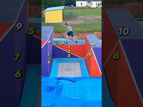 TRAMPOLINE WALL CHALLENGE 😱