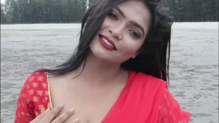 sareelover new hot ii bong beauty red saree saree shundori sareelover entertainment