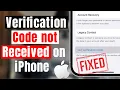 iPhone Users - Not Receiving Verification Code