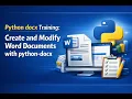 Comprehensive Guide to Creating and Editing Word Documents with python-docx in Python