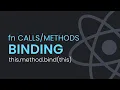 Function Calls Methods Binding in ReactJS Bind in Constructor or Use Fat Arrow