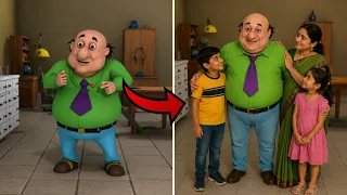 Motu Patlu Characters In Real Life With Family 😱 | Wife & Kids | TRIXTV