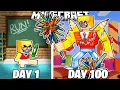 Download Lagu I Survived 100 Days as MISTER DELIGHT in Minecraft!