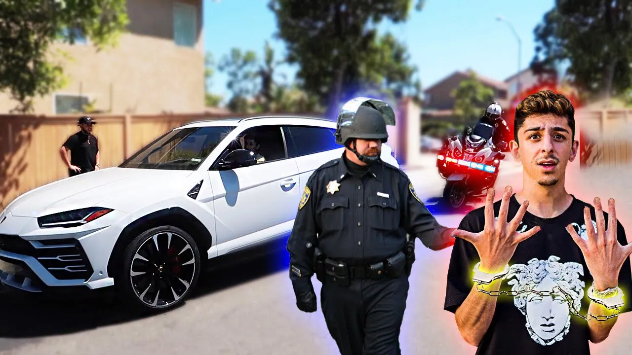 FaZe Rug pulled over by a cop!! **On Camera**