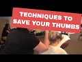 Chair Massage Techniques to Save Your Thumbs