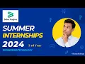 Baker Hughes Summer Intership 2024 Enginnering