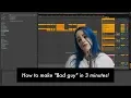 How I made Bad Guy by Billie Eilish in 3 Minutes Tutorial by Coffii