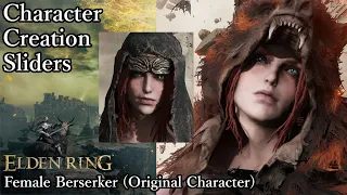 ELDEN RING Character Creation - Female Berserker Original Character