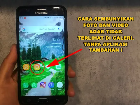 2 Cara Menyembunyikan Foto Dan Agar Tidak Terlihat Di Galeri Android TANPA APLIKASI TAMBAHAN
