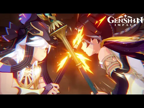 Download MP3 Cyno vs Sethos Epic Fight - Genshin Impact 4.6 CUTSCENE