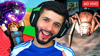 🔴 JOGANDO ROBLOX, TERROR E 60 SECONDS AO VIVO! 🔴 RAFÃO AO VIVO 🔴
