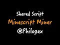 Auto Mining Minescript Shared Script