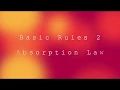 Boolean 5 - Basic Boolean Rules 2
