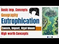 Eutrophication Algam bloom Geography and Ecology Important scoring Topics UPSC exam cafe IAS