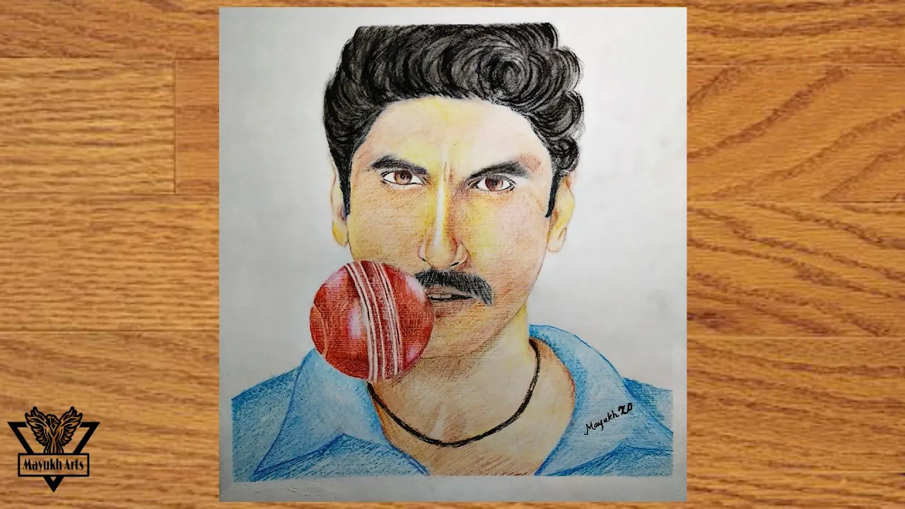 83 Movie Poster drawing | Ranveer Singh Drawing | Kapil Dev 83 movie drawing 83 Movie Poster drawing | Ranveer Singh Drawing | Kapil Dev 83 movie drawing