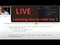 24 Hours Learning how to code Day 3 JAVASCRIPT