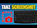 How To Take A Screenshot Using Keyboard Laptop PC