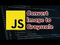 Javascript Tutorial How to Convert Colored Image to and White