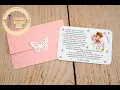 How to make an easy invitation DIY BAPTISM CHRISTENING INVITATIONS Stay home lockdown activity