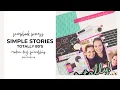 Single Page Scrapbook Layout Modern Photos Totally 80s Collection