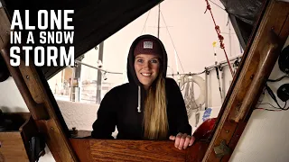 Winter Came Early… ALONE in a Snow Storm