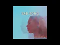 Sad Song - Alesso ( feat - Tini) Slowed